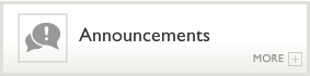 Announcements